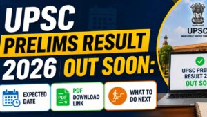 UPSC Prelims Result 2026