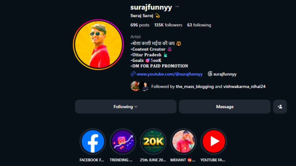 Surajfunny kaun hai